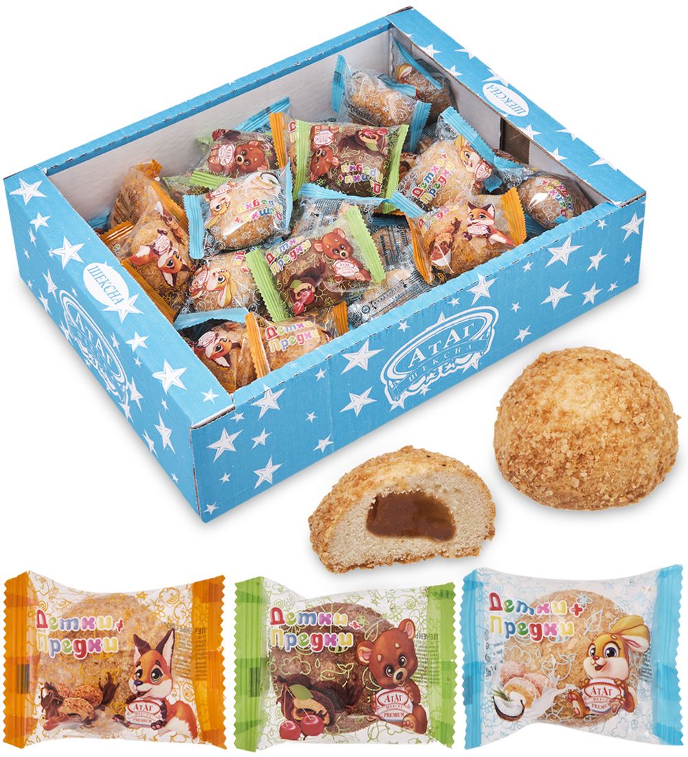 AT-84/3 Печенье сдобное оригинальное «Детки+Предки» 1 кг