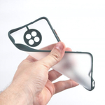 Чехол для Redmi Note 9T, прозрачный, матовый, 0,5 мм, 012507 Черный