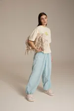 Брюки Called a Garment Флисовые Equipment Женские Голубые