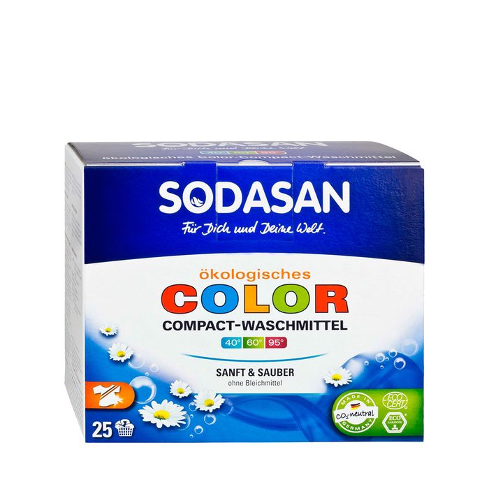 SODASAN/Германия  Порошок стиральный для цветных тканей 1200гр