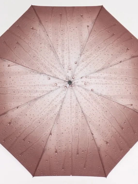 Зонт механический «Капли дождя», 4 сложения, 8 спиц, R = 48 см, цвет МИКС