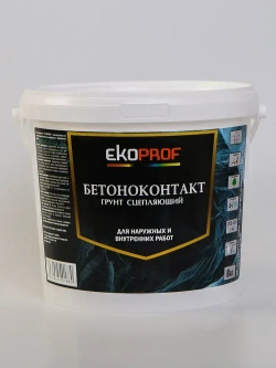 Грунтовка Бетоноконтакт Akrimax 6 кг, адгезионная, для наружных и внутренних работ, бетонконтакт розовый