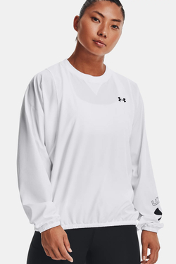 Свитшот женский Under Armour UA Woven Graphic Crew-White