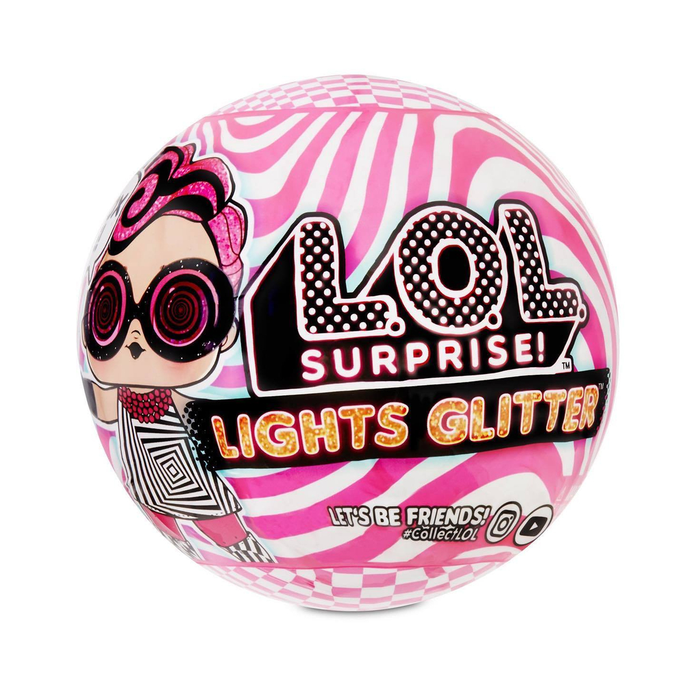 Светящаяся блестящая кукла L.O.L. в шаре - L.O.L. Lights Glitter