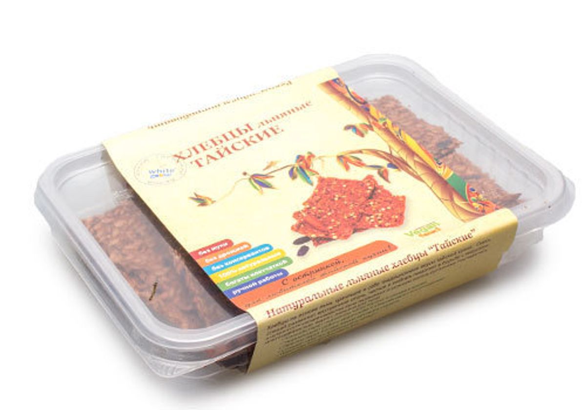 Хлебцы льняные тайские, 100г