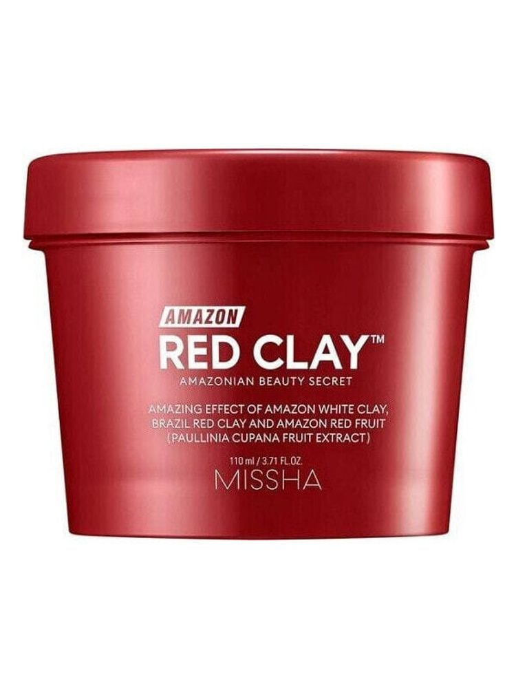 Маски Missha MISSHA Amazon Red Clay Pore Mask Wash Off 110ml