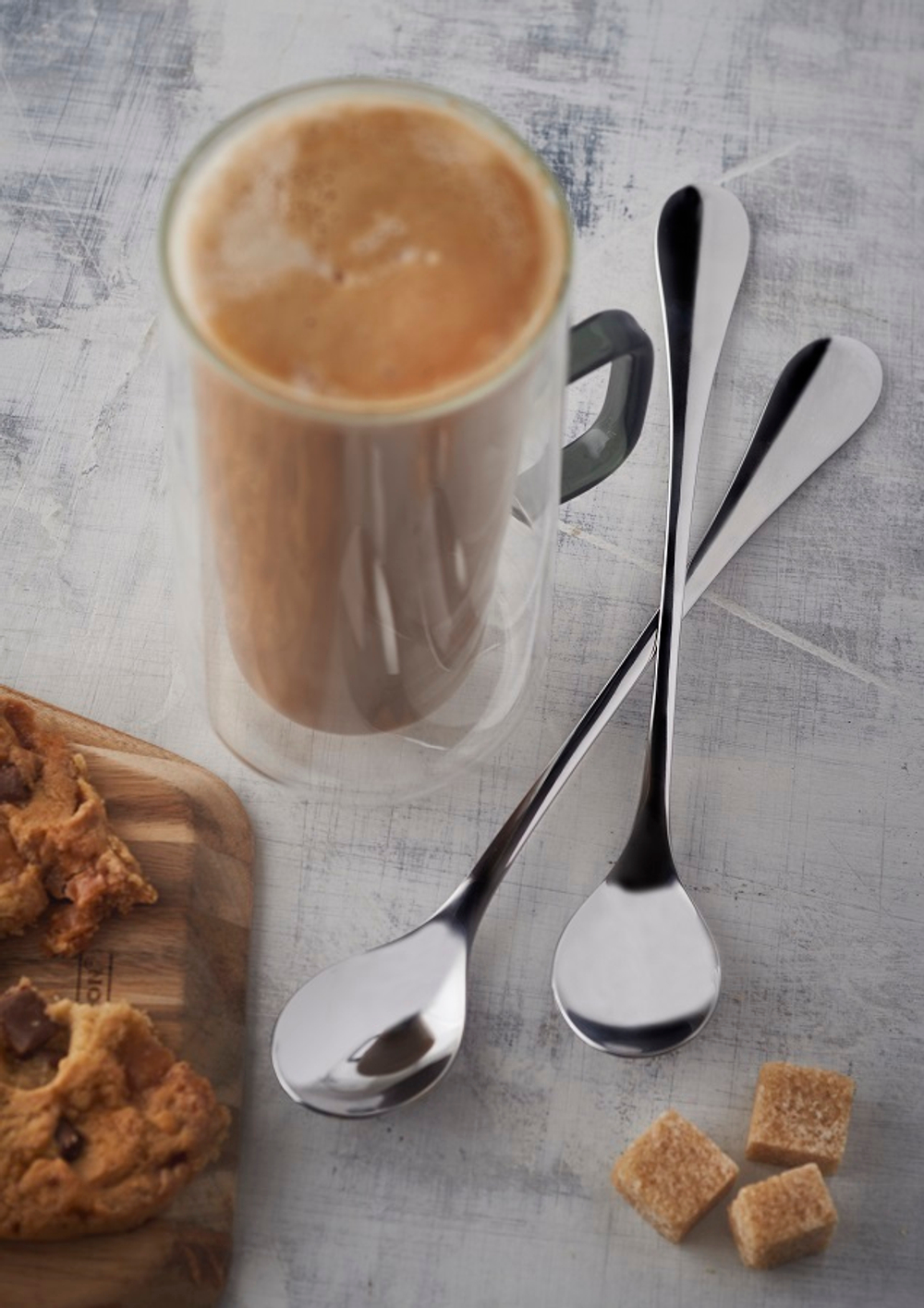 Набор из 4 десертных ложек select