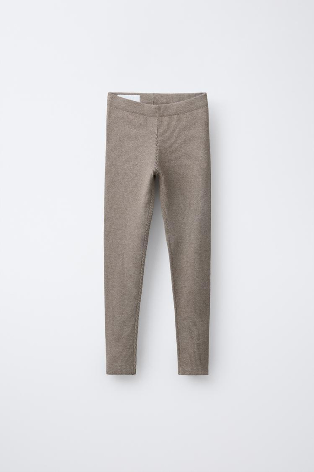 ZARA ЛЕГГИНСЫ В РУБЧИК, РЫЖЕВАТО-КОРИЧНЕВЫЙ