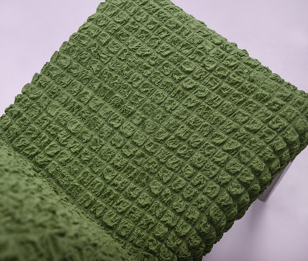 Чехол на стул без оборки со спинкой, цвет Зеленый Светлый, Набор 6 шт.