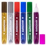 Гель с блестками ЮНЛАНДИЯ, для декора, поделок, DIY, творчества, оформления, 10,5 мл, цвета ассорти, 662252, 1шт