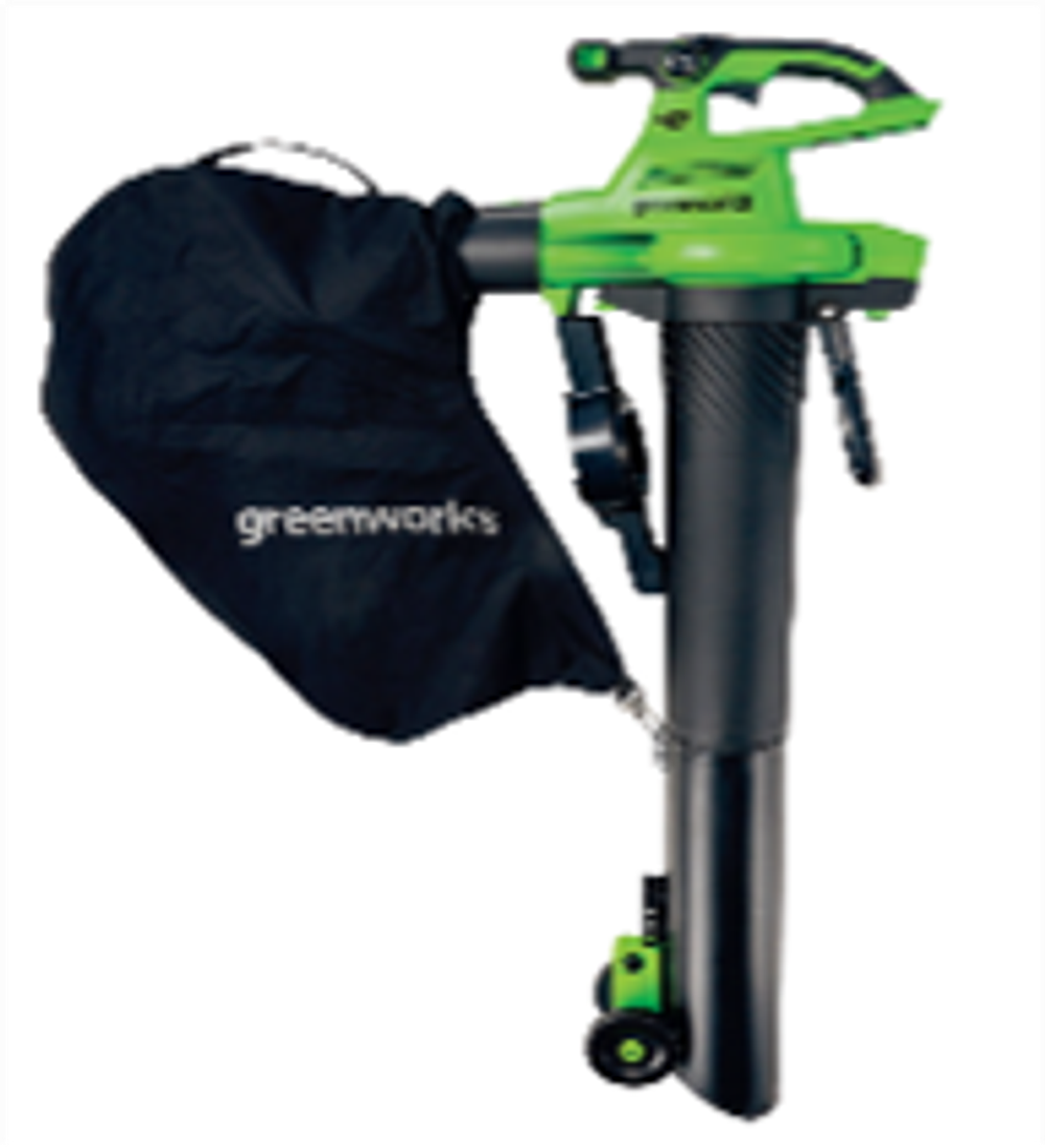 Воздуходув-Садовый Пылесос аккумуляторный Greenworks Арт. 2406907, 40V, бесщеточный, без АКБ и ЗУ
