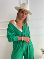 Лёгкое платье на пуговицах фуксия 2