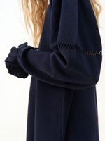 Платье для девочки с длинным рукавом AT1039 синий