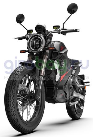 Электромотоцикл WHITE SIBERIA SUPER SOCO TC MAX (Черный-красный)