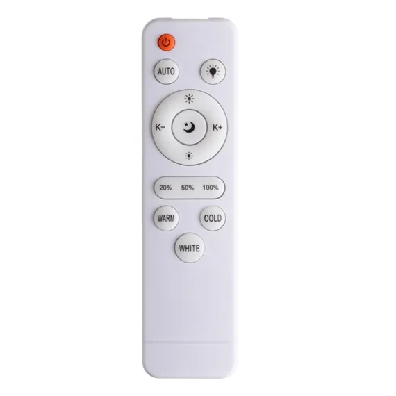 2076/DL PALE SN 000 Светильник пластик/белый/серебристый LED 48Вт 3000-6300K D390 IP43 пульт ДУ GETA SILVER