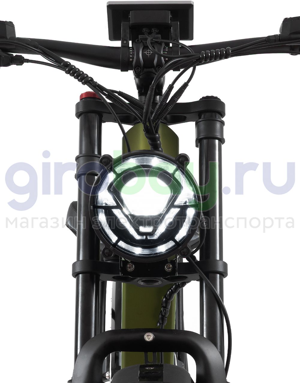 Электровелосипед Yokamura Dyna 2500W (52V/30Ah) - Military Green фото №11