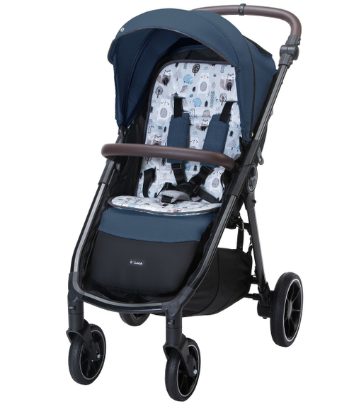 Детская прогулочная коляска Espiro Look Gel 2023 Тёмно-синий (Dark blue 203)