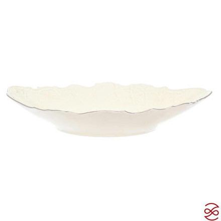 Блюдо для хлеба Bernadotte Платиновый узор Be-Ivory 34 см