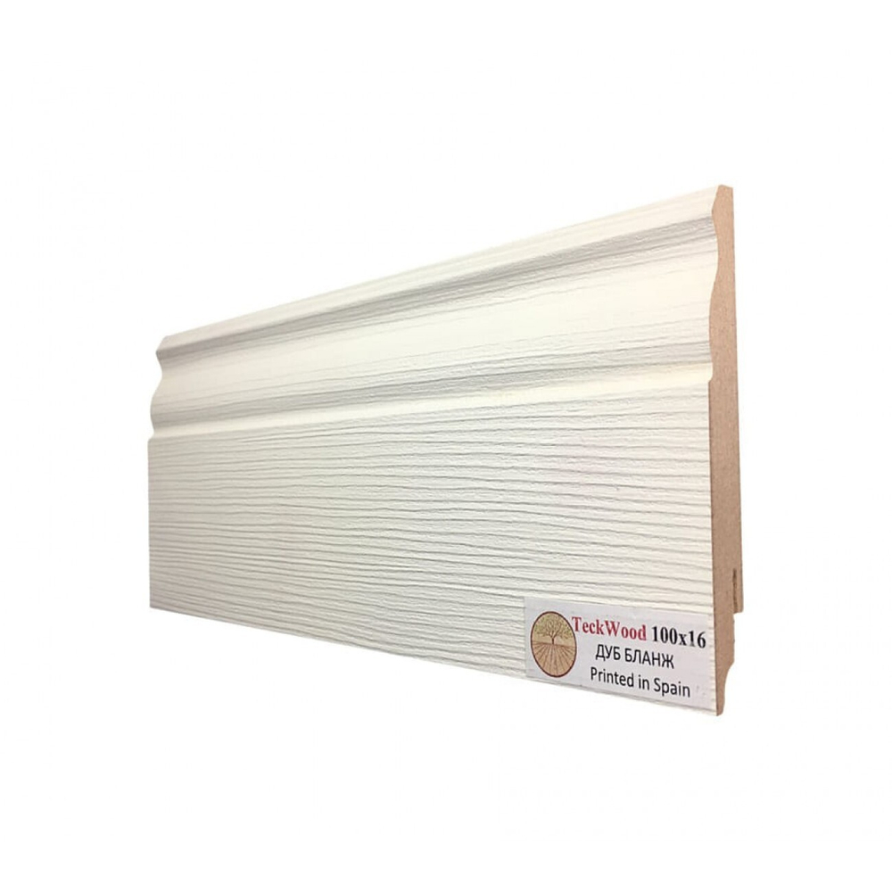 Плинтус напольный Teckwood Дуб Бланж 100х16