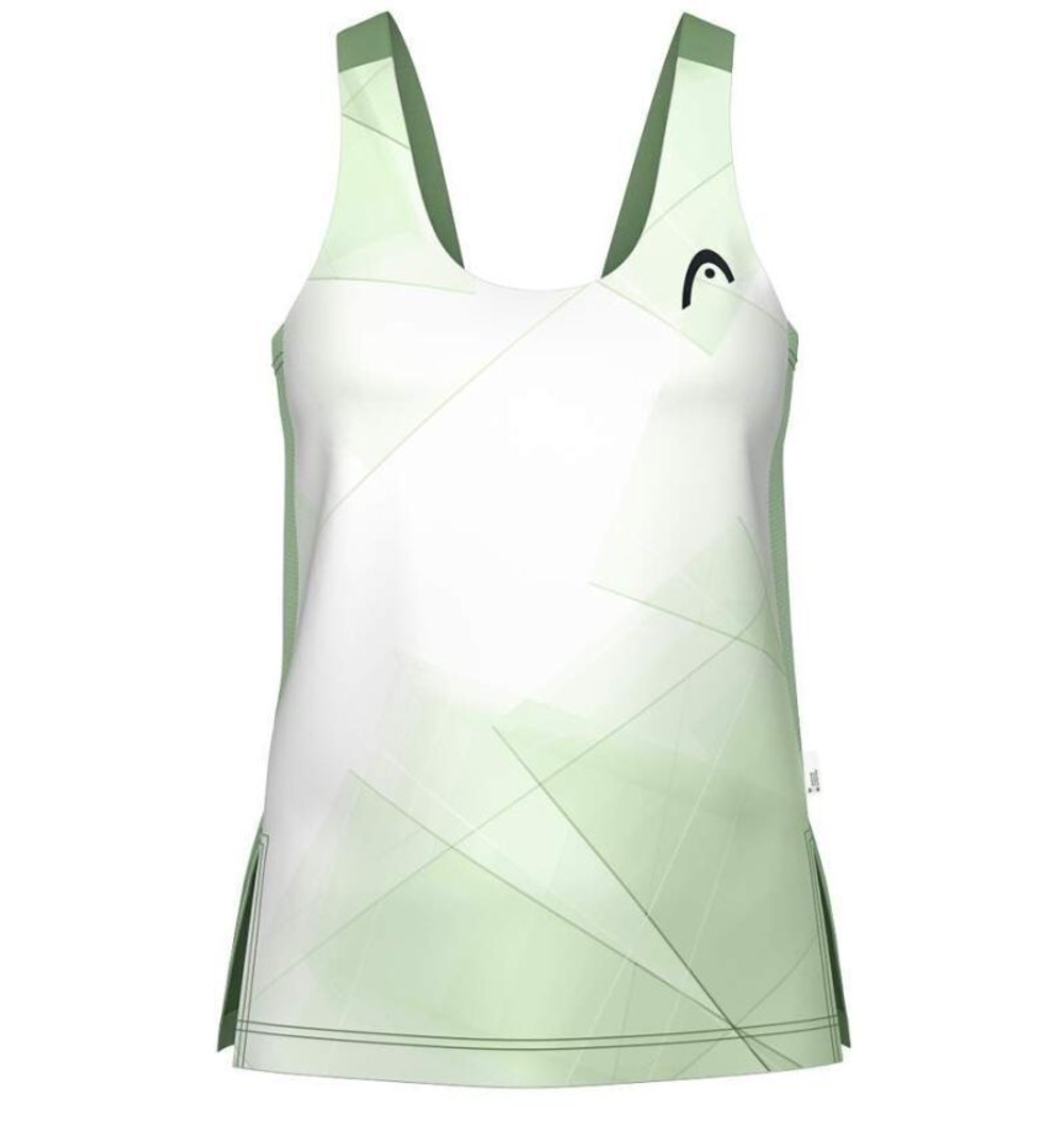 Женский топ теннисный Head Spirit Tank - зеленый