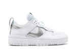 Кроссовки Nike Dunk Low Disrupt "White Silver" (Женская размерная сетка)
