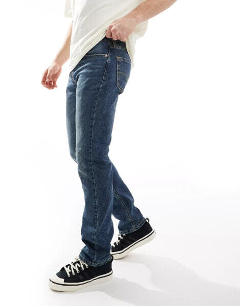 Levi s 511 slim fit performance cool denim jeans in mid blue 13 033 Beautyguid