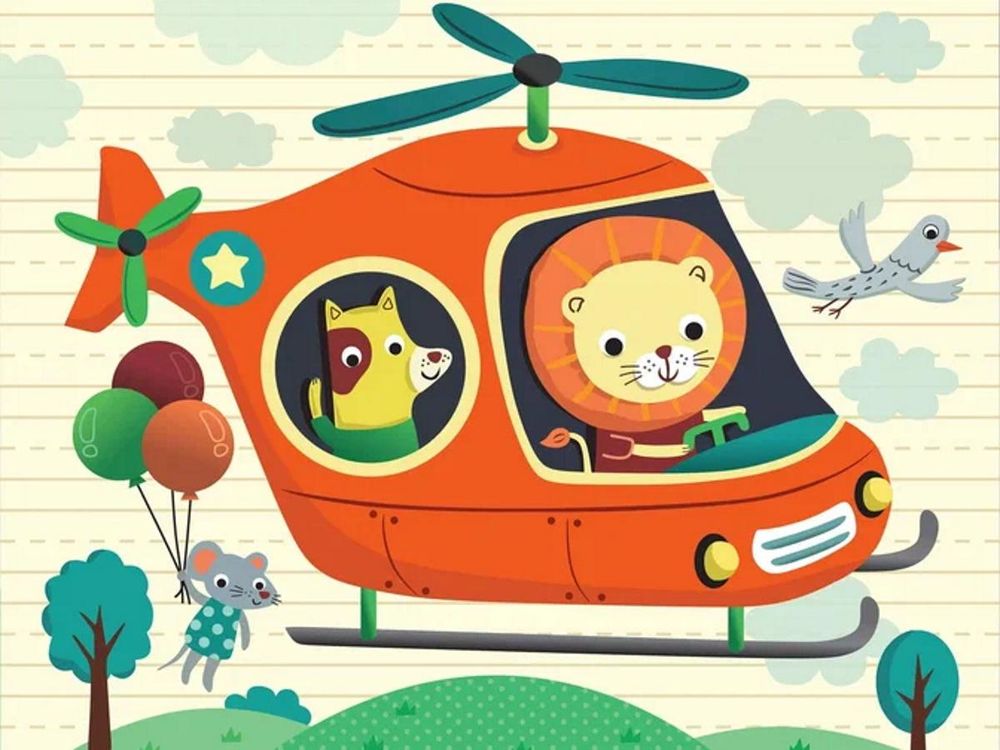 Пазл 2в1 "В движении" 2*20 дет. 3+ (арт.P1204) Пазл 2в1 "В движении" 2*20 дет. 3+ (арт.P1204)