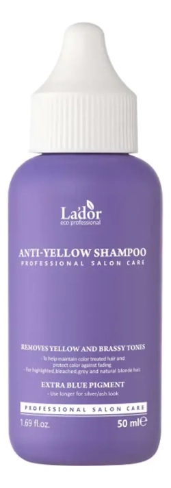 Lador Шампунь оттеночный против желтизны волос - Anti yellow shampoo
