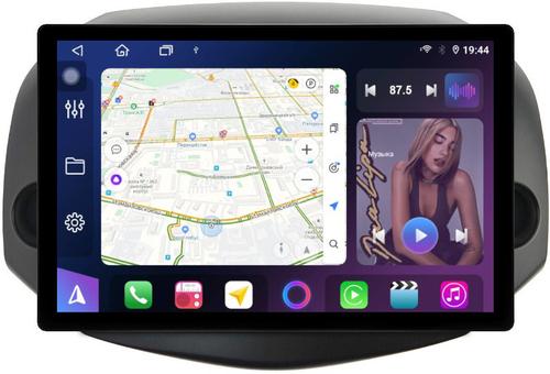 Магнитола для Toyota RAV4 3 2005-2012, Vanguard (рамка 10) - FarCar BX877 монитор 13" 2K QLED на Android 13, TS10, 6+128, CarPlay, 4G SIM-слот
