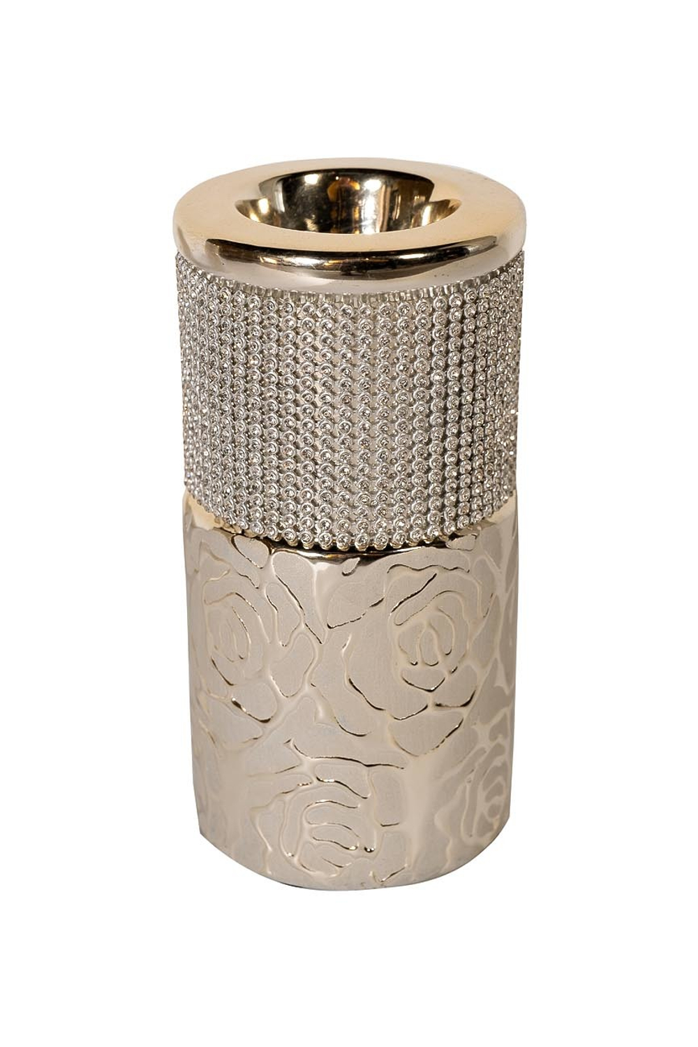 Подсвечник золотистый со стразами Garda Decor 18H6112-20