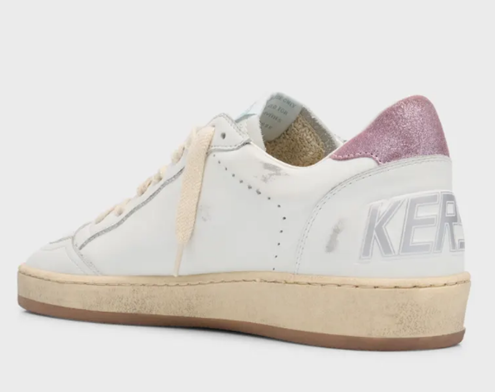 Кеды Golden Goose Ballstar Mixed Leather Low-Top Sneakers