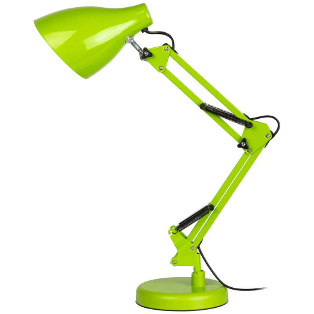 Настольный светильник ЭРА N-123-E27-40W-GR Е27 с основанием зеленый | Настольные светильники под лампу