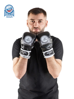 Перчатки для мма Reyvel Панкратион (черные)