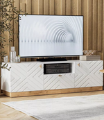 ТВ тумба фант 2 белый экспо/дуб золотистый