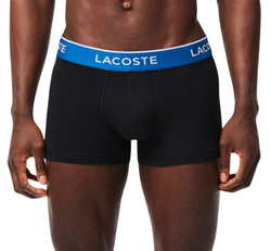 Боксерки теннисные Lacoste Stretch Cotton Trunks 3P - black