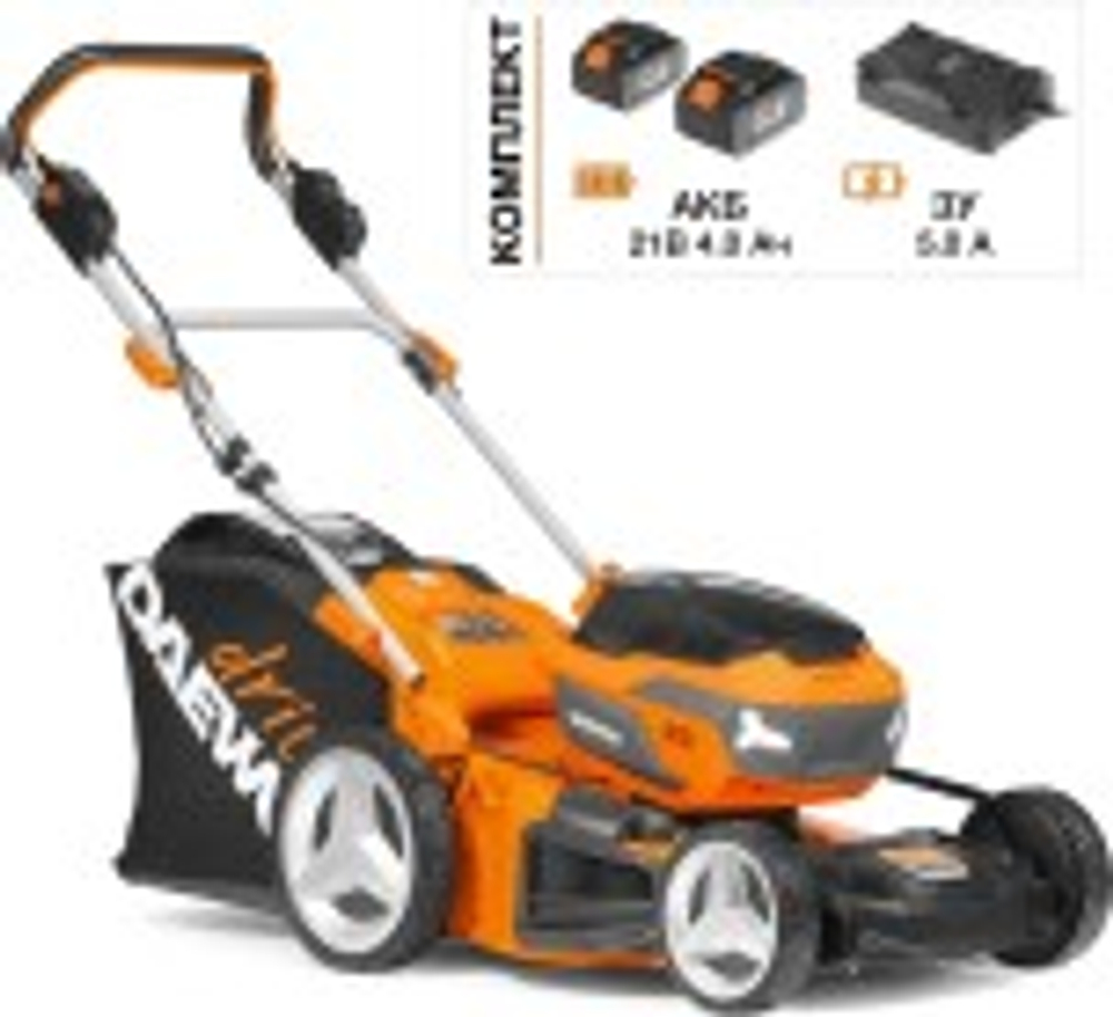 Газонокосилка аккумуляторная DAEWOO DLM 5042Li SET