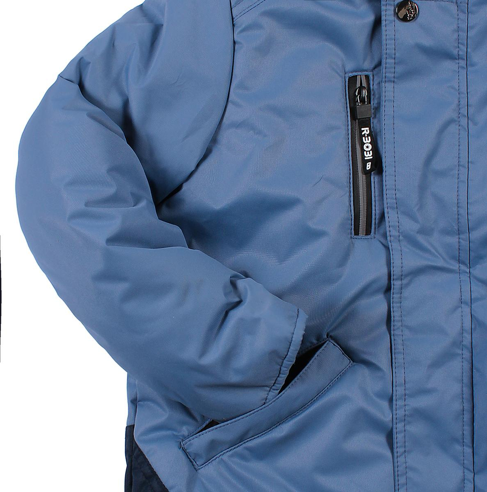 Комплект зимний д/мальчика р.134, джинса (Rusland) А 22-22