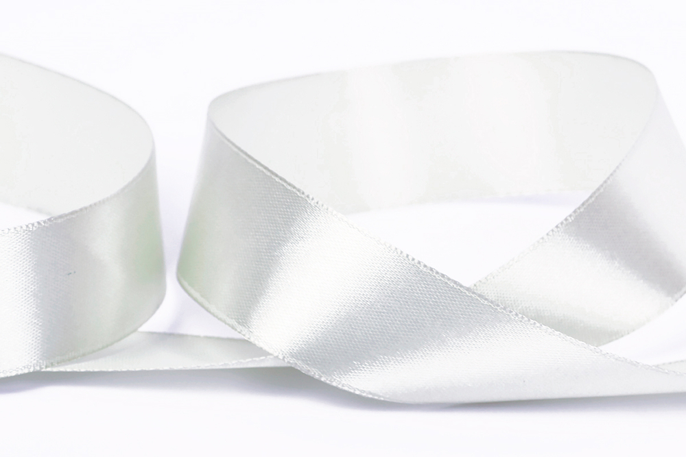 Лента атласная 20 мм "BLITZ", №001 белый