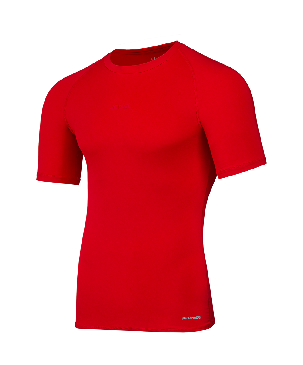 Футболка компрессионная Jögel PerFormDRY Baselayer Tee SS 2, красный