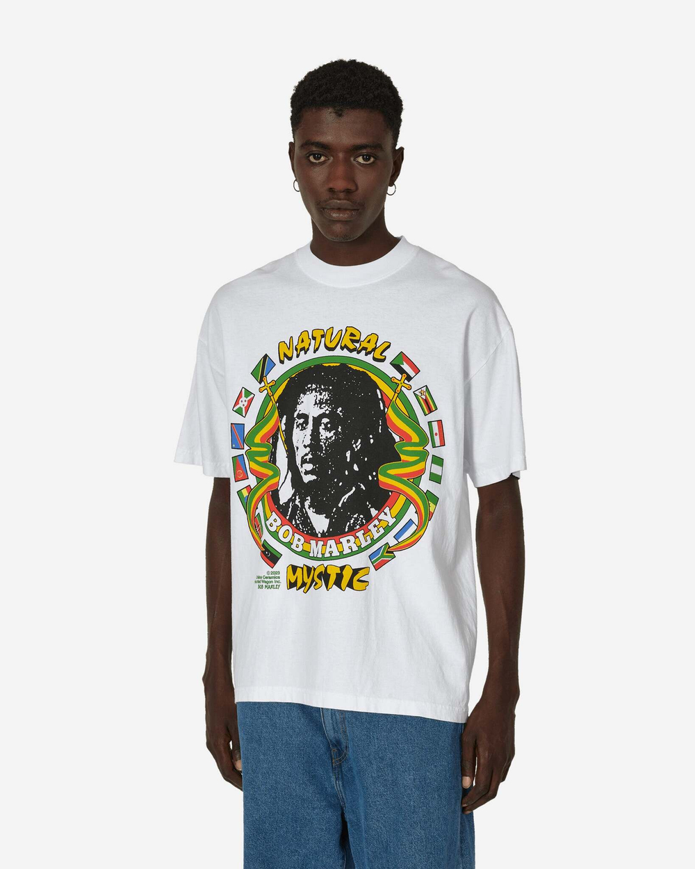 Online Ceramics Футболка Bob Marley Natural Mystic Белая