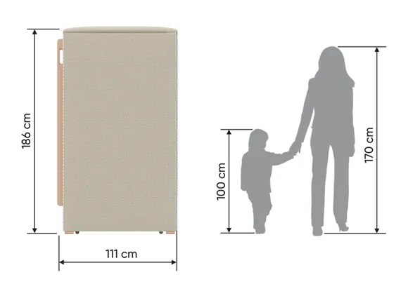 Кровать двухъярусная Elit soft (бежевый)