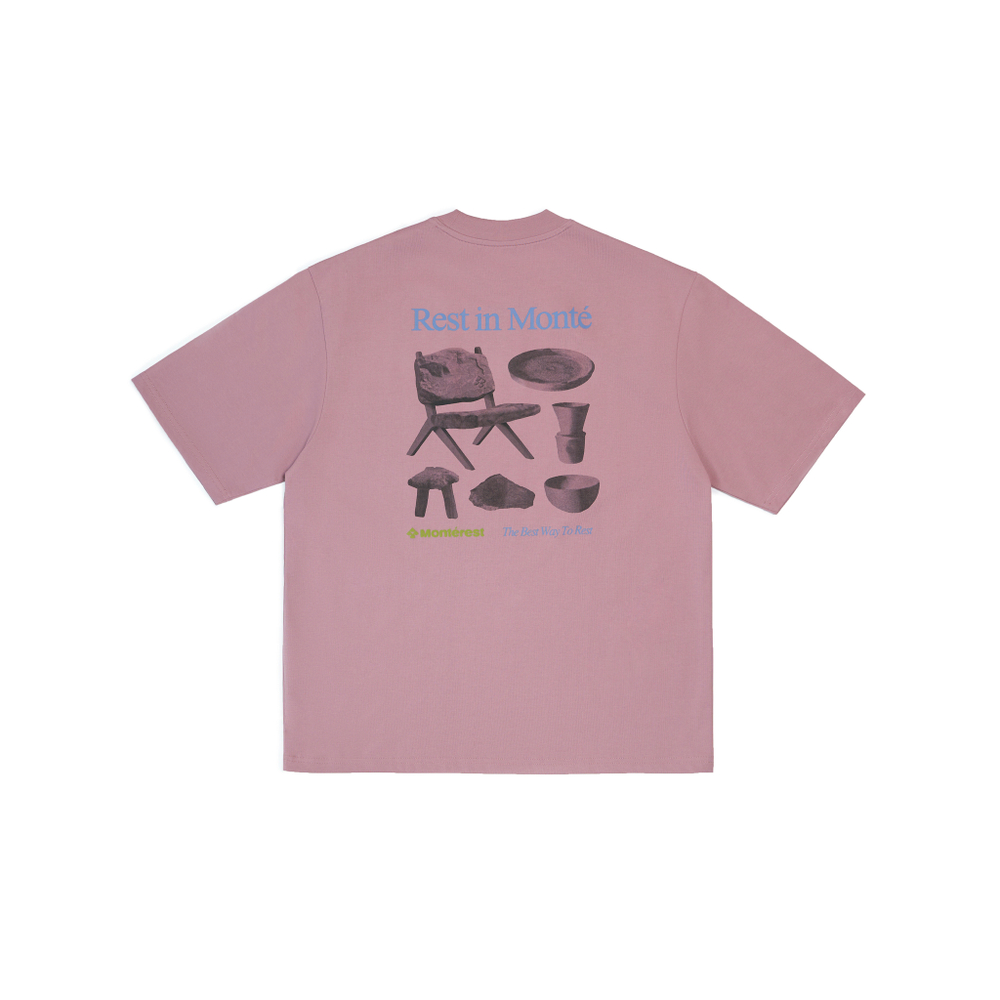 Футболка Nothomme Monterest T-shirt Berry "Rest in Monte"