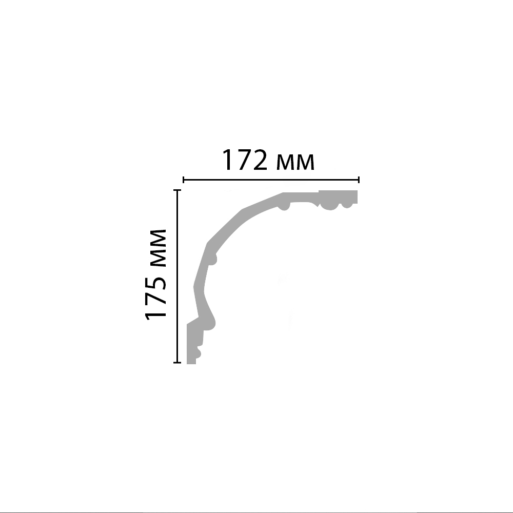 Карниз потолочный DP 41А