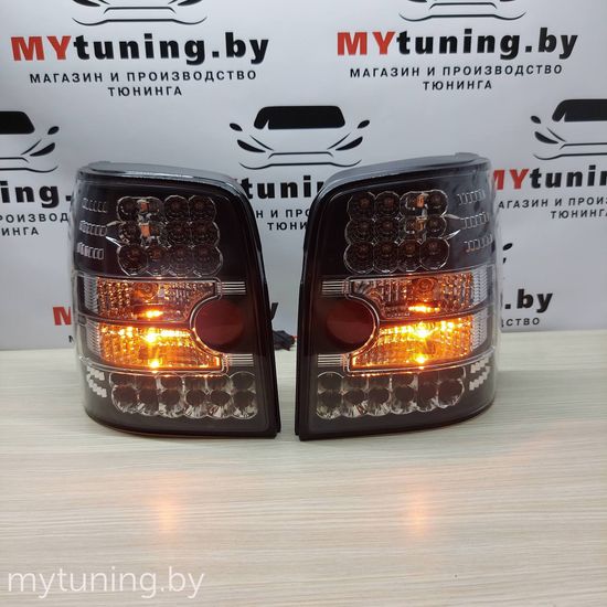 Задние фонари VW Passat B5 black led