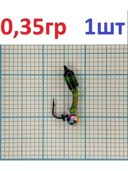 Мормышка вольф. безнасадочная Лесотка №2