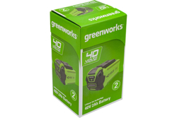 Аккумулятор GREENWORKS G40USB2 40В,2Ач,с USB разъемом (2939407)