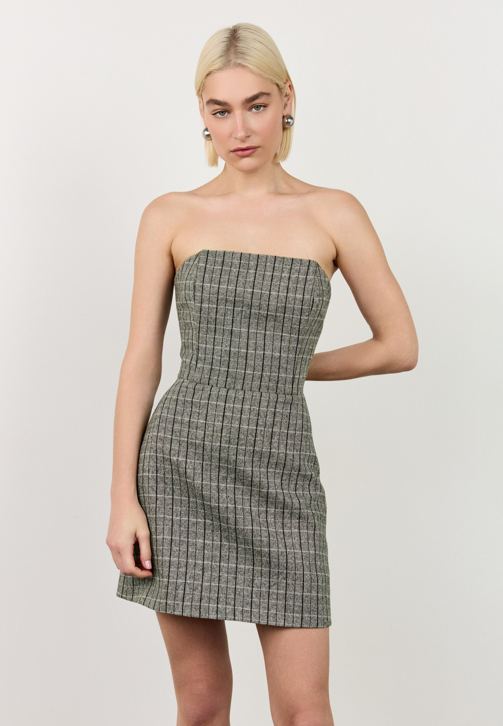 Корсетное платье мини