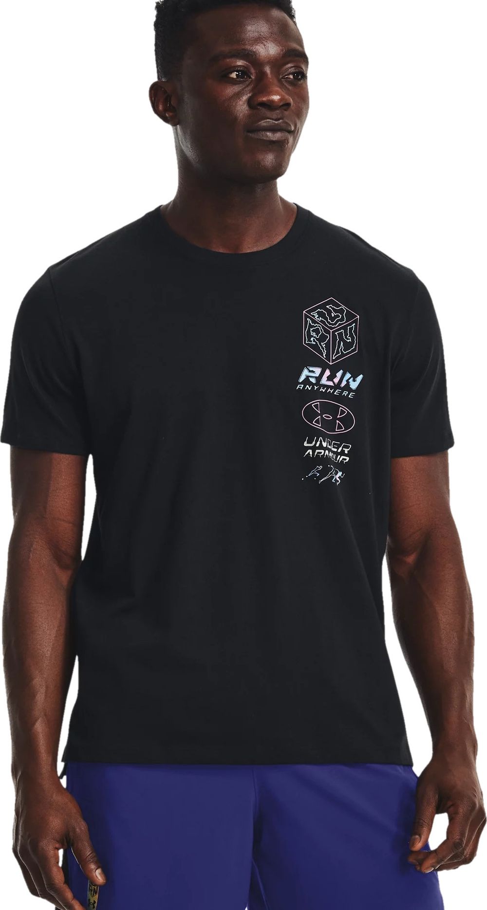 Футболка UA RUN ANYWHERE TEE v2-BLK