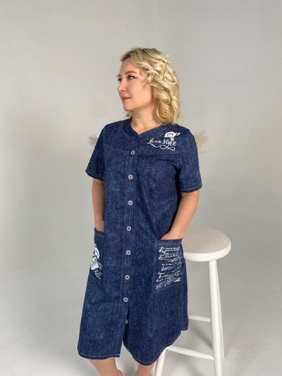 Халат женский "Мираж К.П" пуговицы (154)