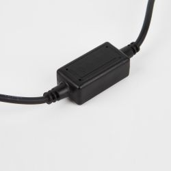 ULD-S1000-120-TBK BLUE-WHITE IP67 Гирлянда светодиодная с эффектом мерцания. 10м. Соединяемая. 120 светодиодов. Синий и белый свет. Провод черный. ТМ Uniel